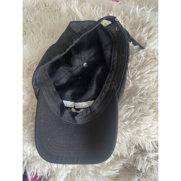 White Fox Black Baseball Hat - Picture 4 of 4